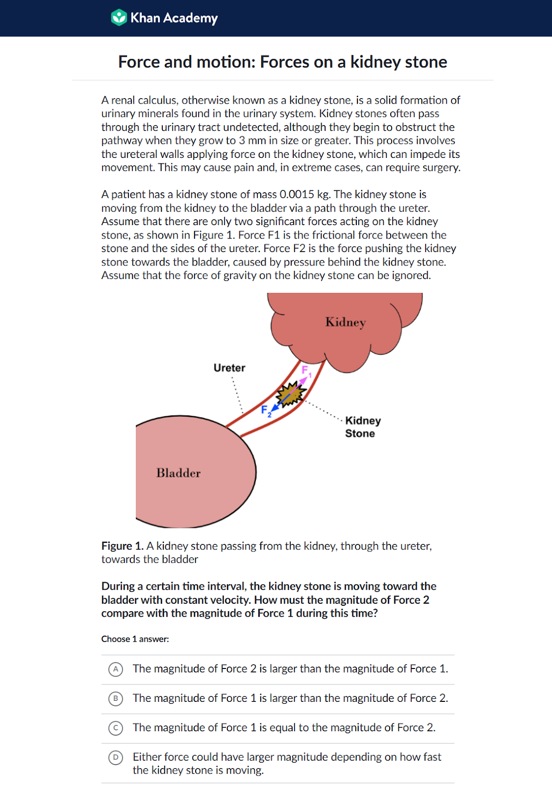 mcat physics khan academy passage questions