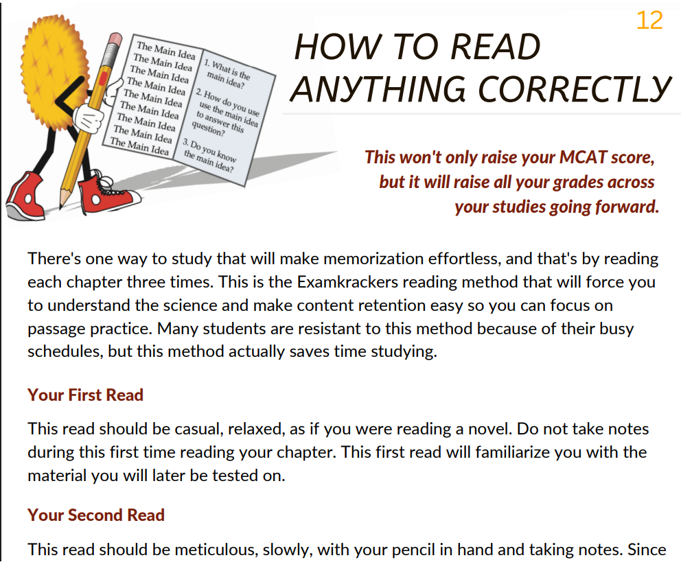 Examkrackers’ Free MCAT Strategy Book