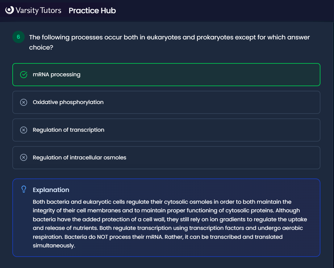 Varsity Tutors Free MCAT Practice Questions